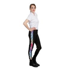 Low Rise Trimmed Riding Tights - 649050